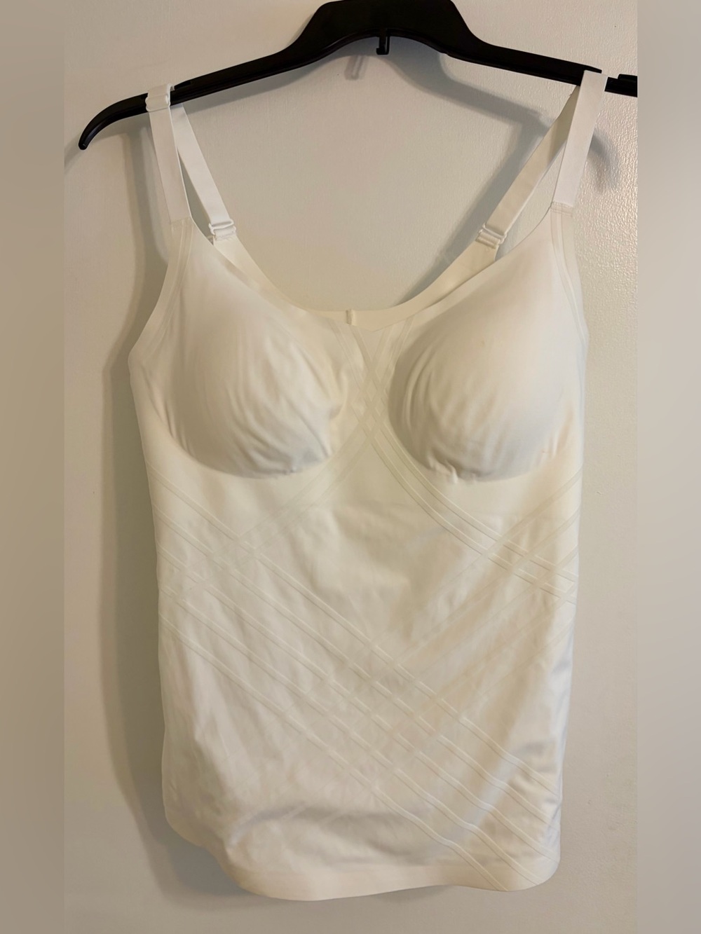 Honeylove White Shaping Camisole with Built-In Cups